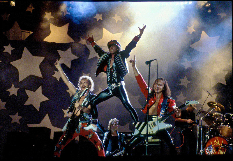 SCORPIONS на фестивале в Москве. Источник фото: fishki.net