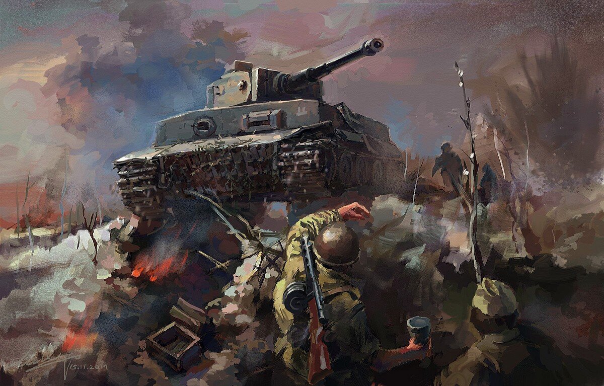 Батальная живопись Сталинград