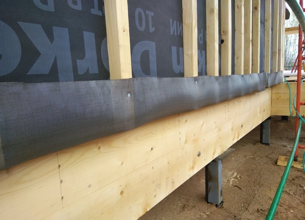 Металлическая сетка - анти-мышь)