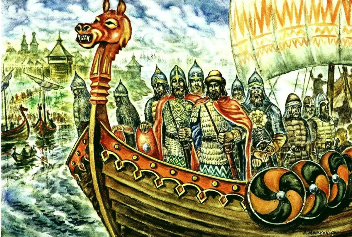 Рюрик прибывает в земли славян