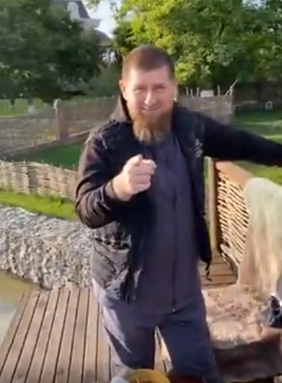 Рамзан Ахматович Кадыров. Скриншот из видеоролика Instagram