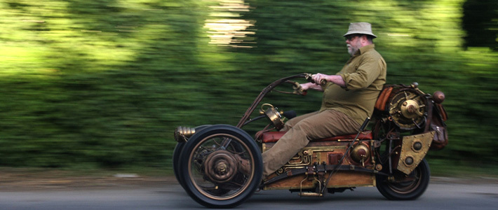 Steampunk trike [источник фото: www.mclarenf-1.com]