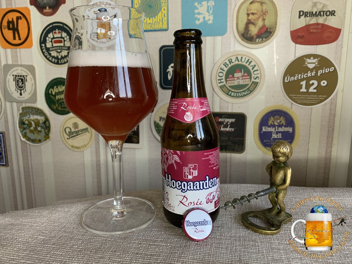 Пробуем оригинальное нефильтрованное пиво, совсем не похожее на обычный "Хугарден". 