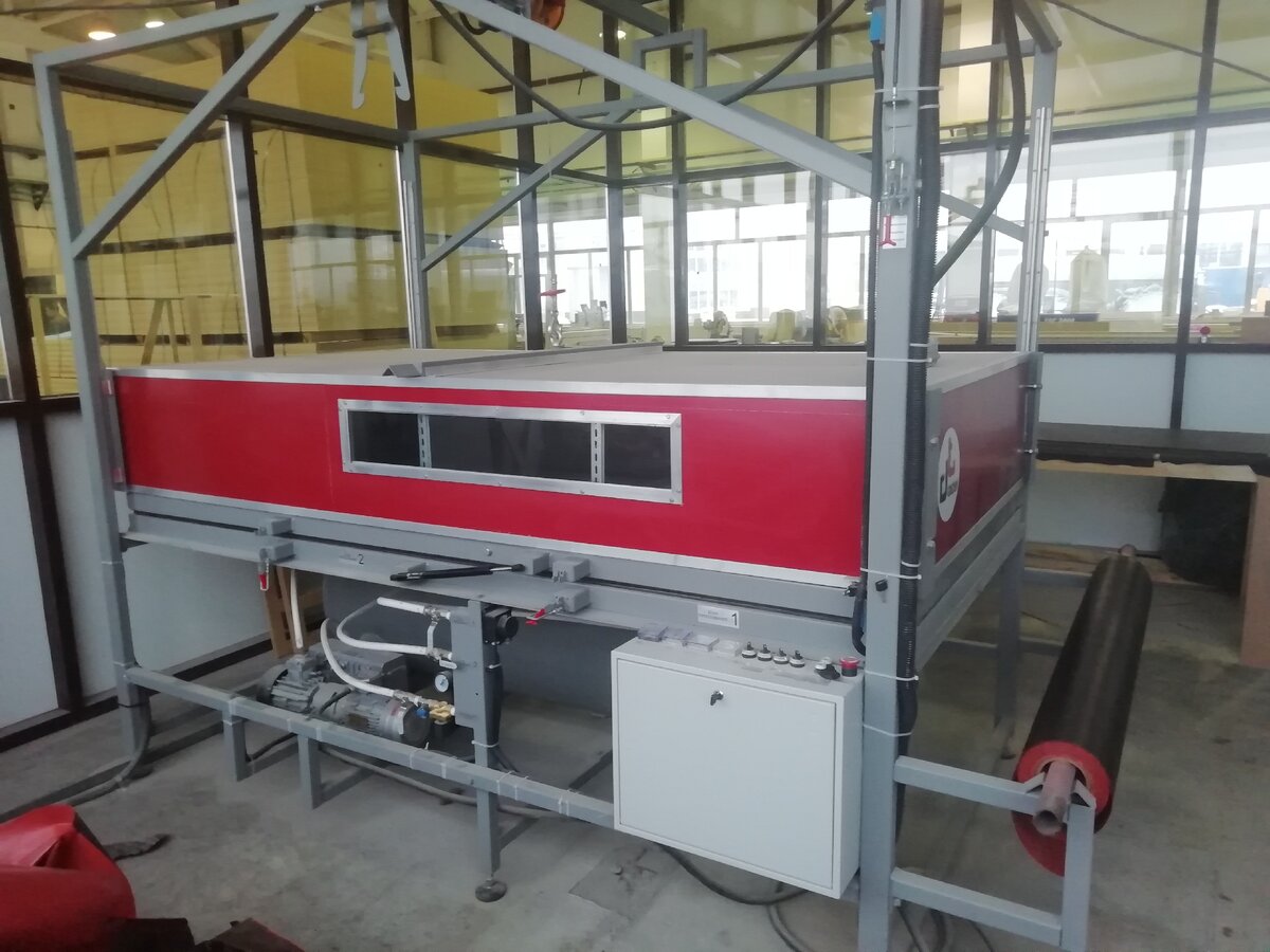 Пресс в закрытом положение.