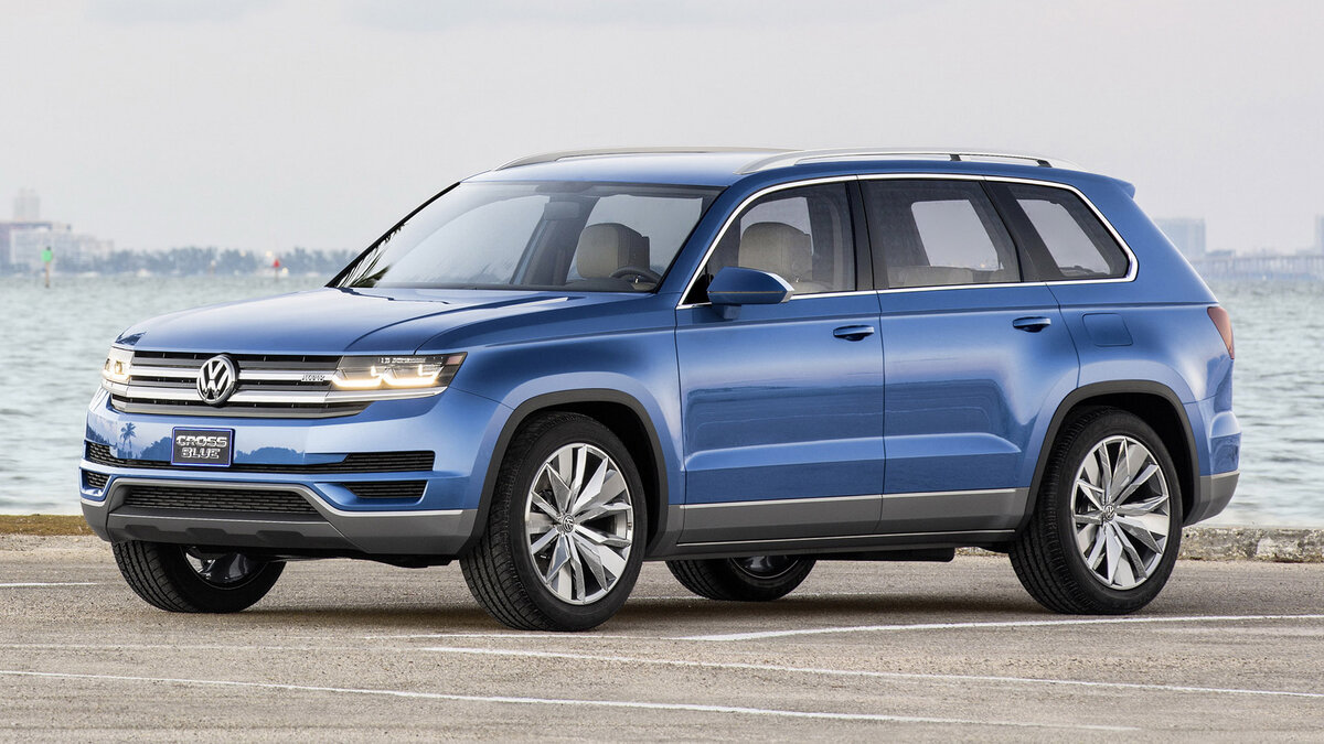 Концептуальный автомобиль Volkswagen CrossBlue, 2013 год (10 фото в галерее)