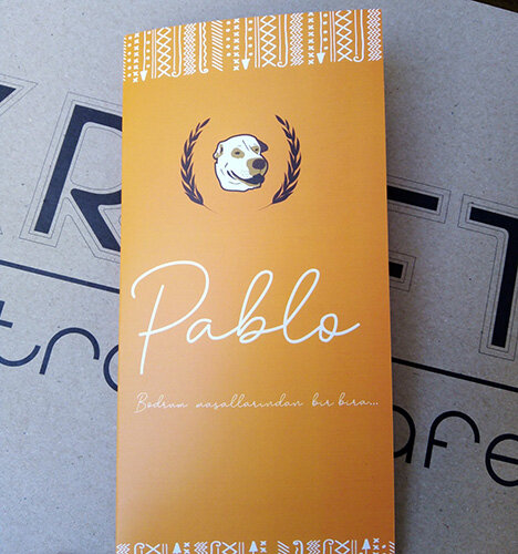 Пивное меню «Pablo Brewery». Фото автора