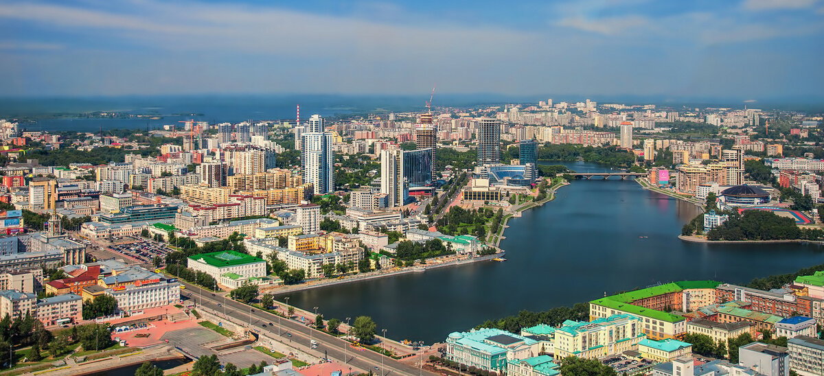 Екатеринбург высоты птичьего полета. 