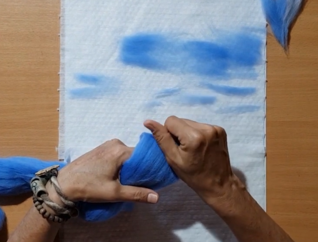 Прием "нащипывание".