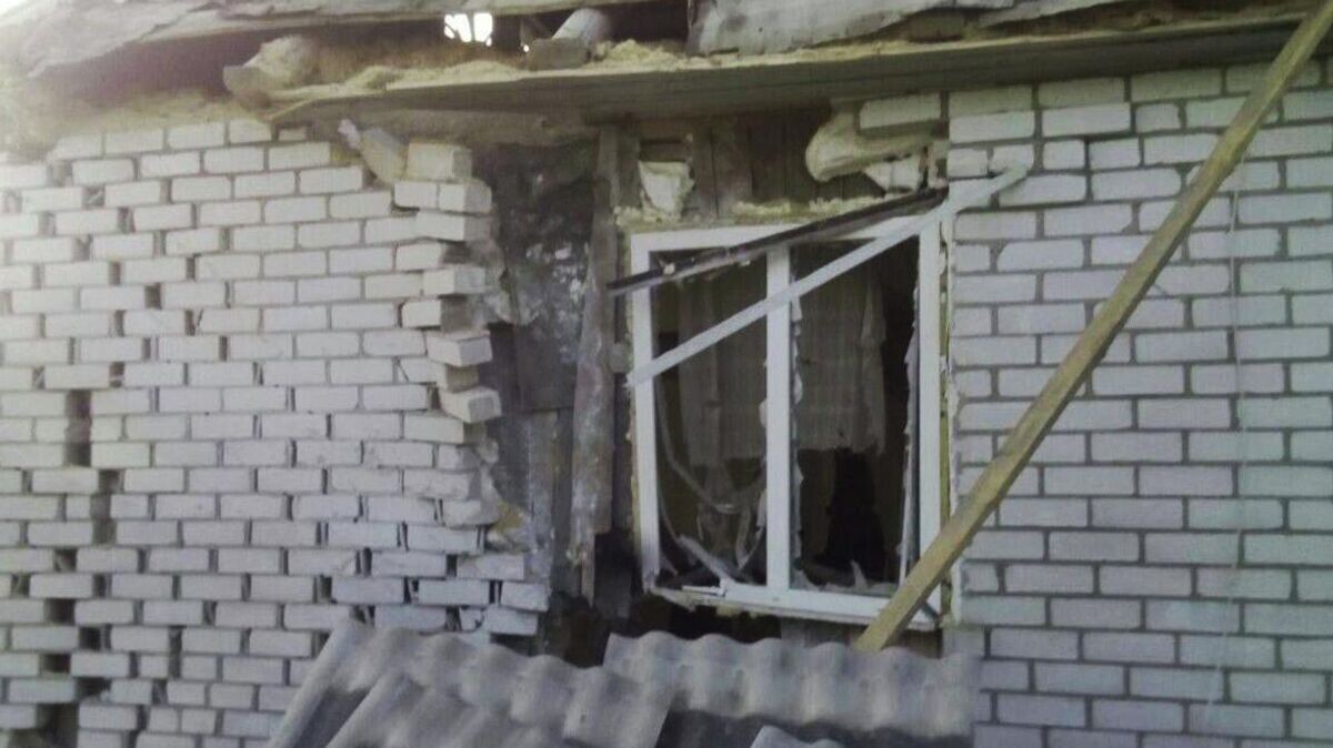    Последствия обстрела поселка Суземка© Фото : AV БогомаZ/Telegram