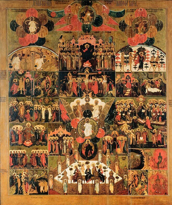 Икона «Символ веры». Россия, вторая половина XVII века. 
Частное собрание / Wikimedia Commons