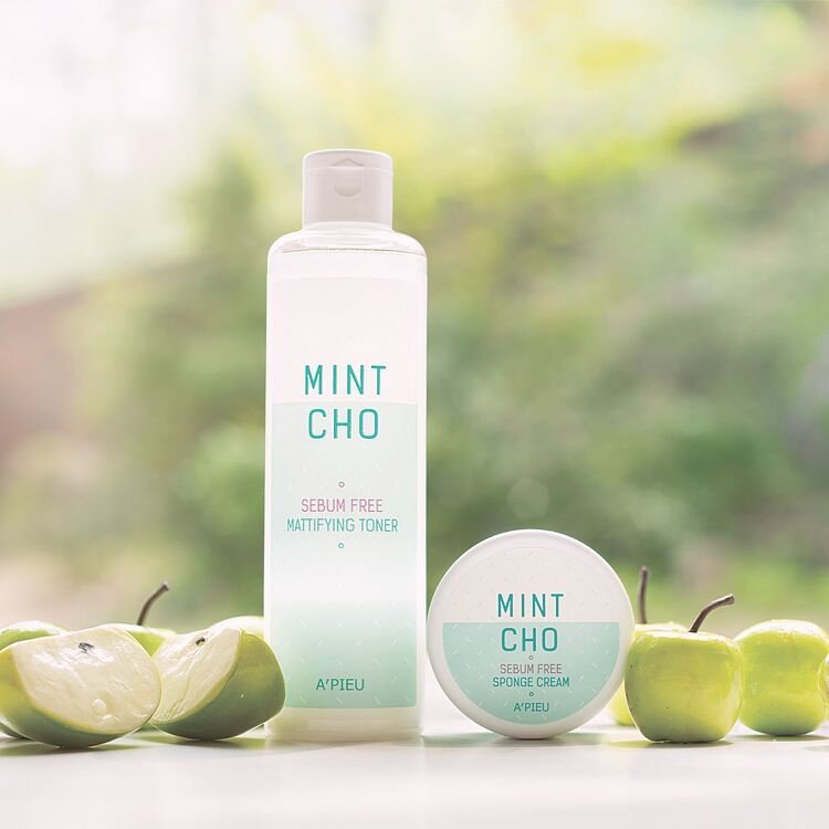 Apieu. Тонер a'PIEU Mint cho. Mint cho Sebum free тонер. Mint cho Sebum free Mattifying Toner. A'PIEU тонер матирующий с мятой Mintcho Sebum free Mattifying