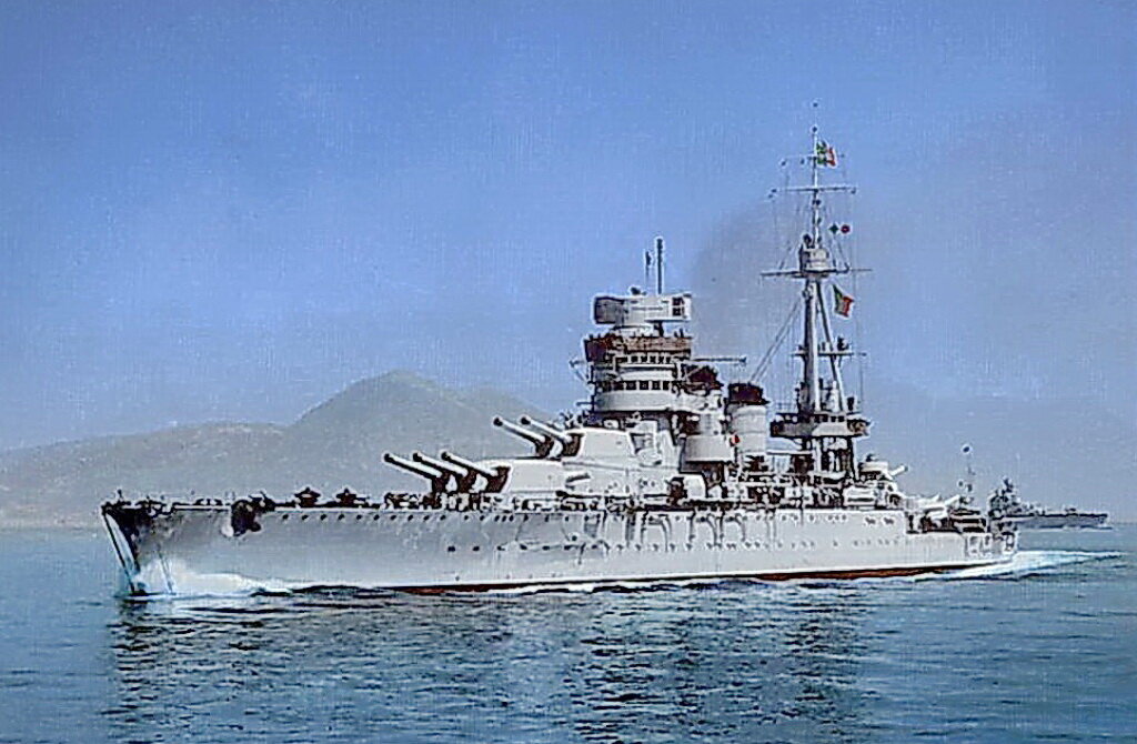 Линкор "Тирпиц" в походе