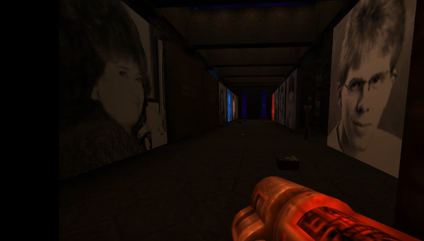 В самом финале Quake 2 в одной из комнат, можно было найти фотографии разработчиков, таким образом они себя увековечили.