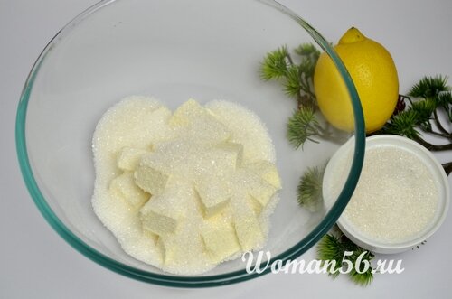 Песочный пирог с чернично-лимонной начинкой - пошаговый рецепт с фото