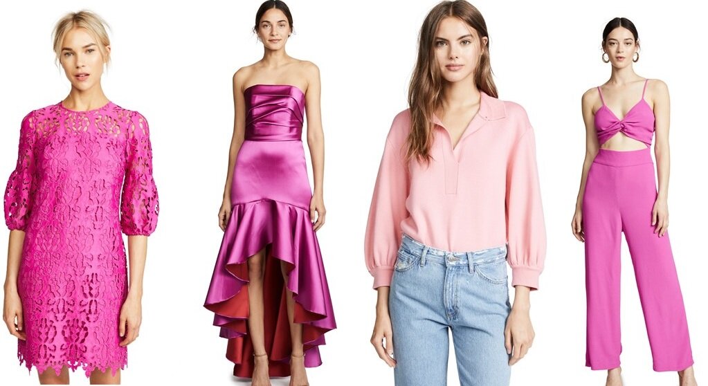 Модели из «Розовой подборки» Shopbop