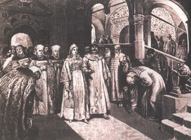 Василий III и Елена Глинская