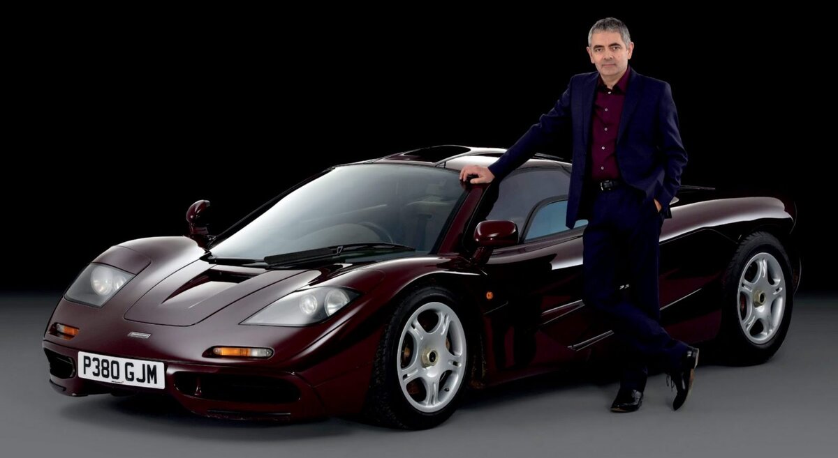 MCLAREN f1 Rowan Atkinson