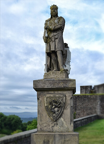 Памятник Роберту Брюсу возле Стерлингового замка