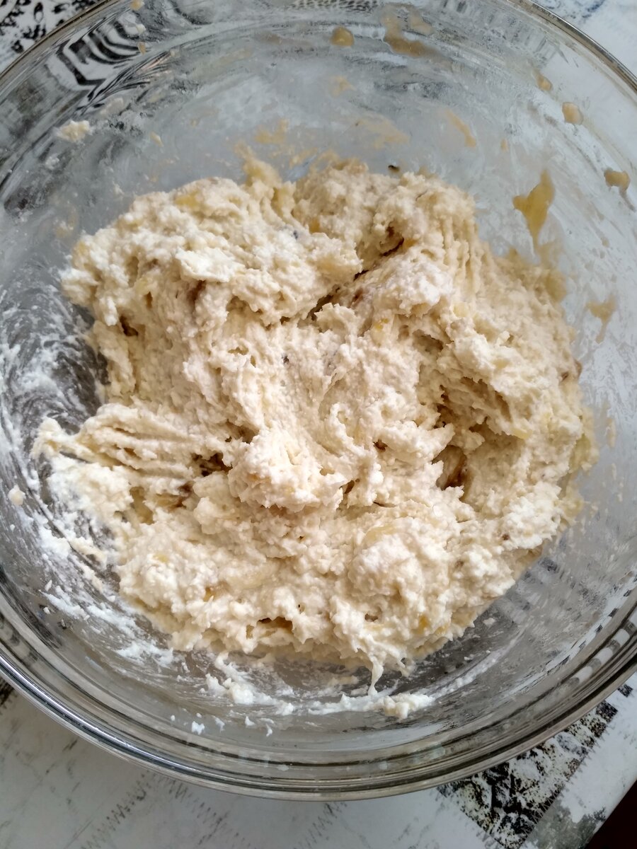 Вот такое тесто получилось.