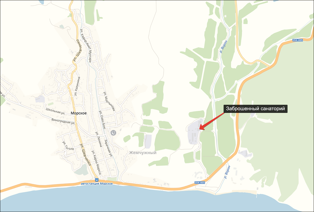 Скриншот с сервиса Яндекс.Карты