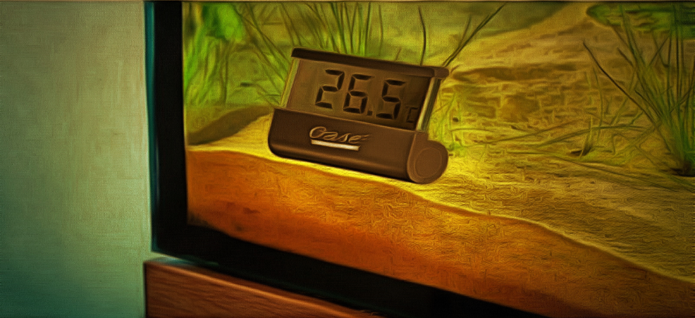 Электронный термометр для аквариума.