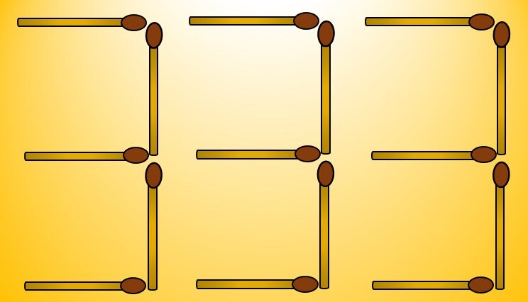 Картинка головоломки со спичками