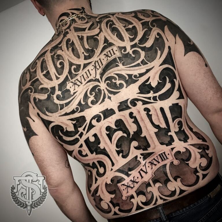 Сэм Тейлор, Тату надпись, Мельбурн, Австралия