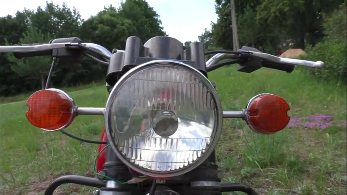 Мотоцикл CZ 350, 6V.