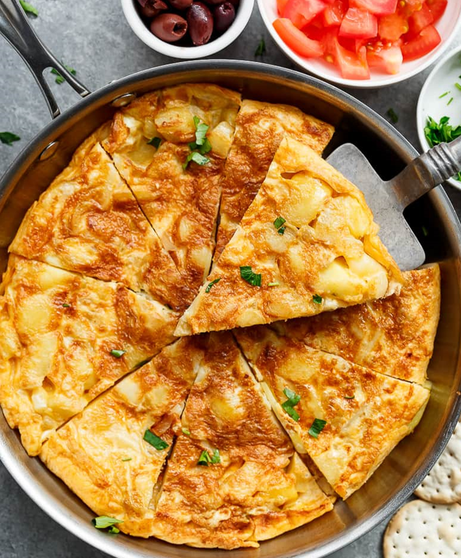 Омлет с картофелем