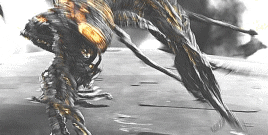 Огненное нутро монстра прямо как у Жнецов