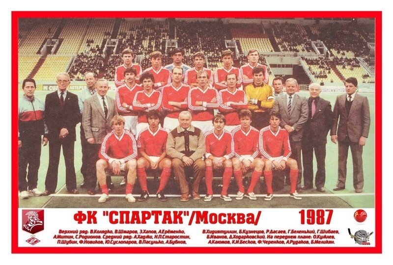 Спартак москва 1987