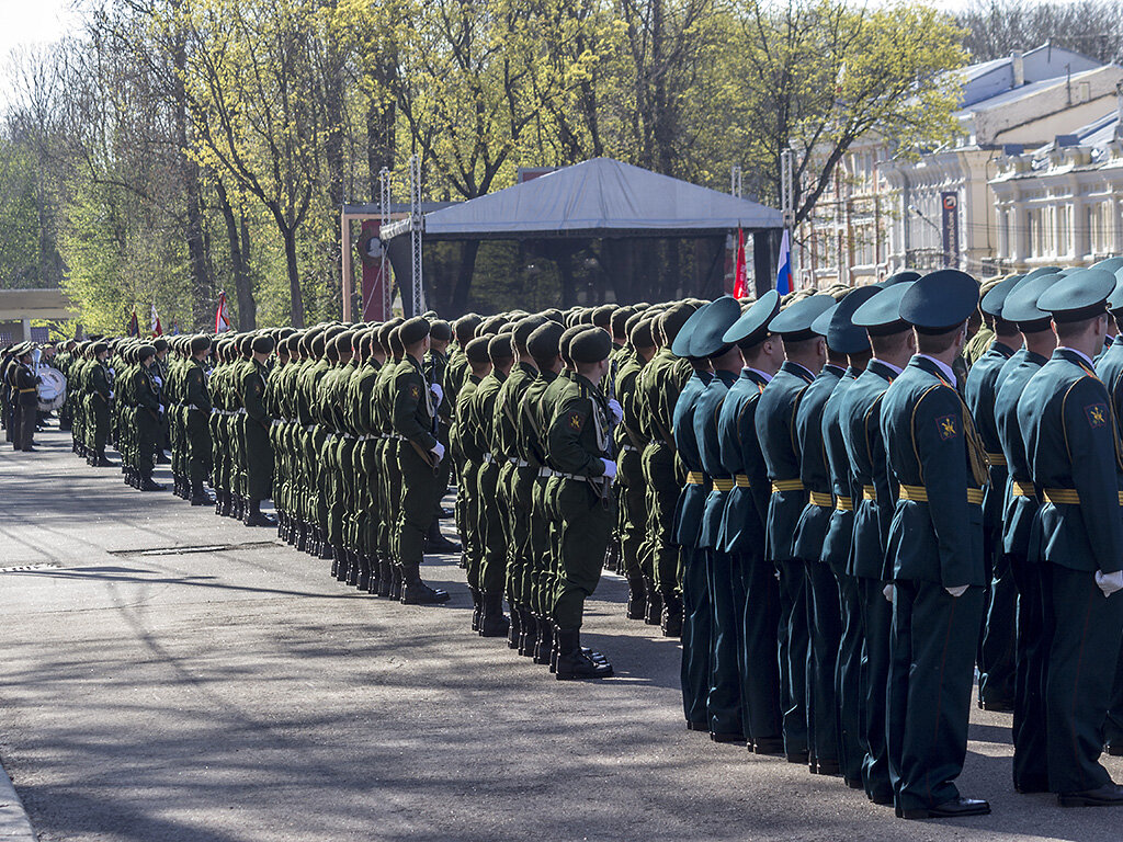 Смоленск. Репетиция парада Победы