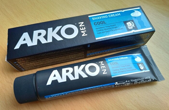 Крем для бритья « Arko Men Cool » с упаковочной коробкой