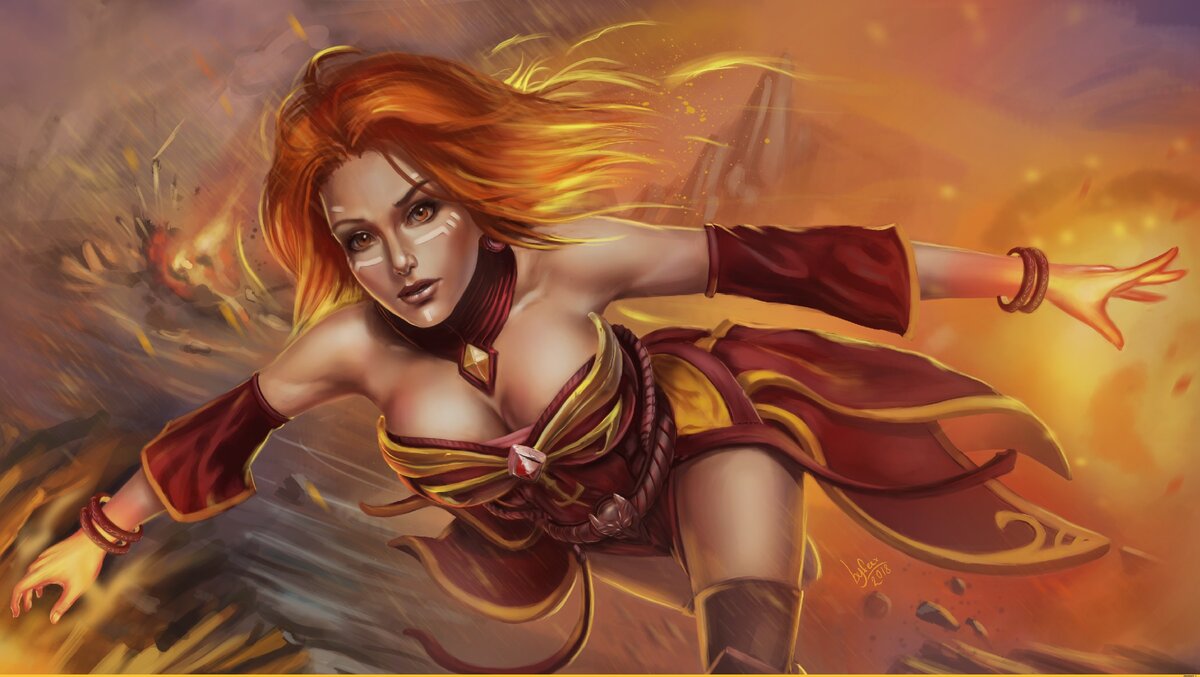 DOTA 2. Тактика игры за Lina. | Школа Киберспорта | Дзен