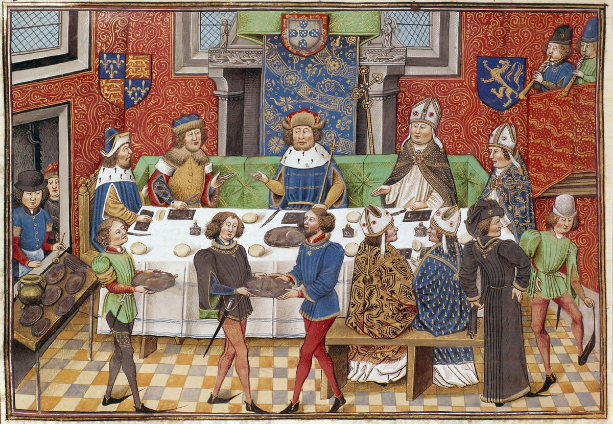 Пиры средневековья в Европе 13-14 век