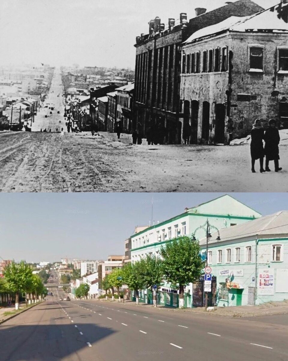 Освобожденные от гитлеровцев города СССР. Было/стало. #171 | Now&Then  Russia | Дзен