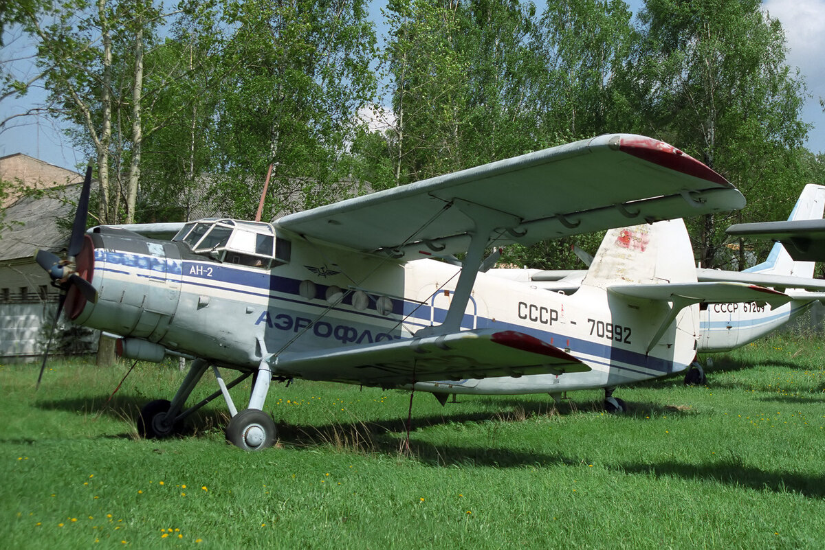 Ан-2 в Монино в 1991 году. Фото: Paul Seymour