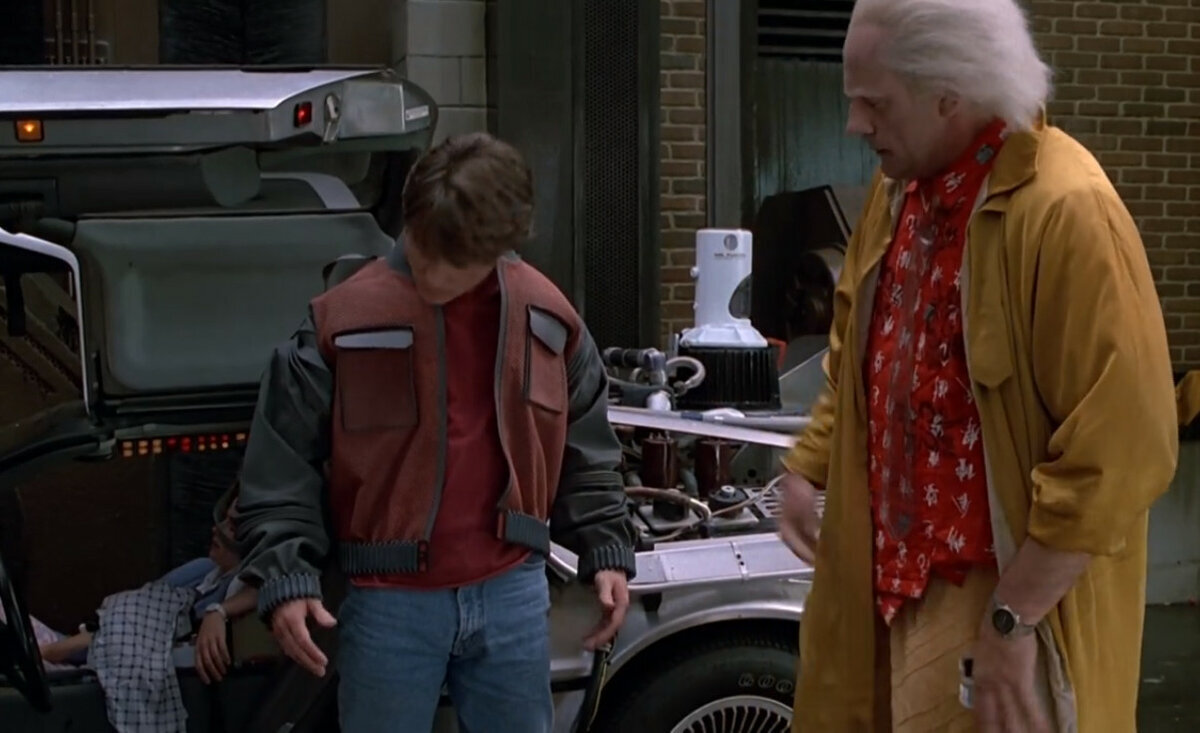 Кадр из фильма «Назад в будущее».