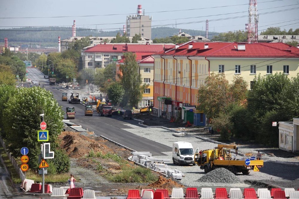 Реконструкция проспекта Ильича в Первоуральске