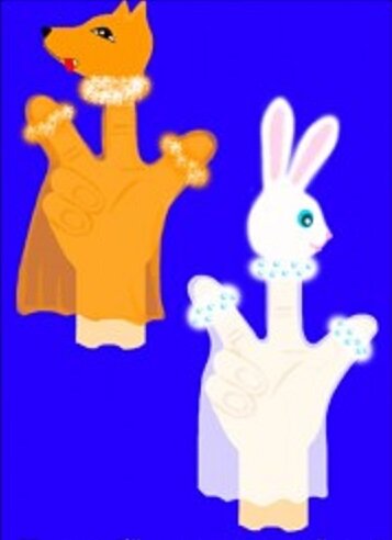 Куклы для театрализации сказки "Колобок".