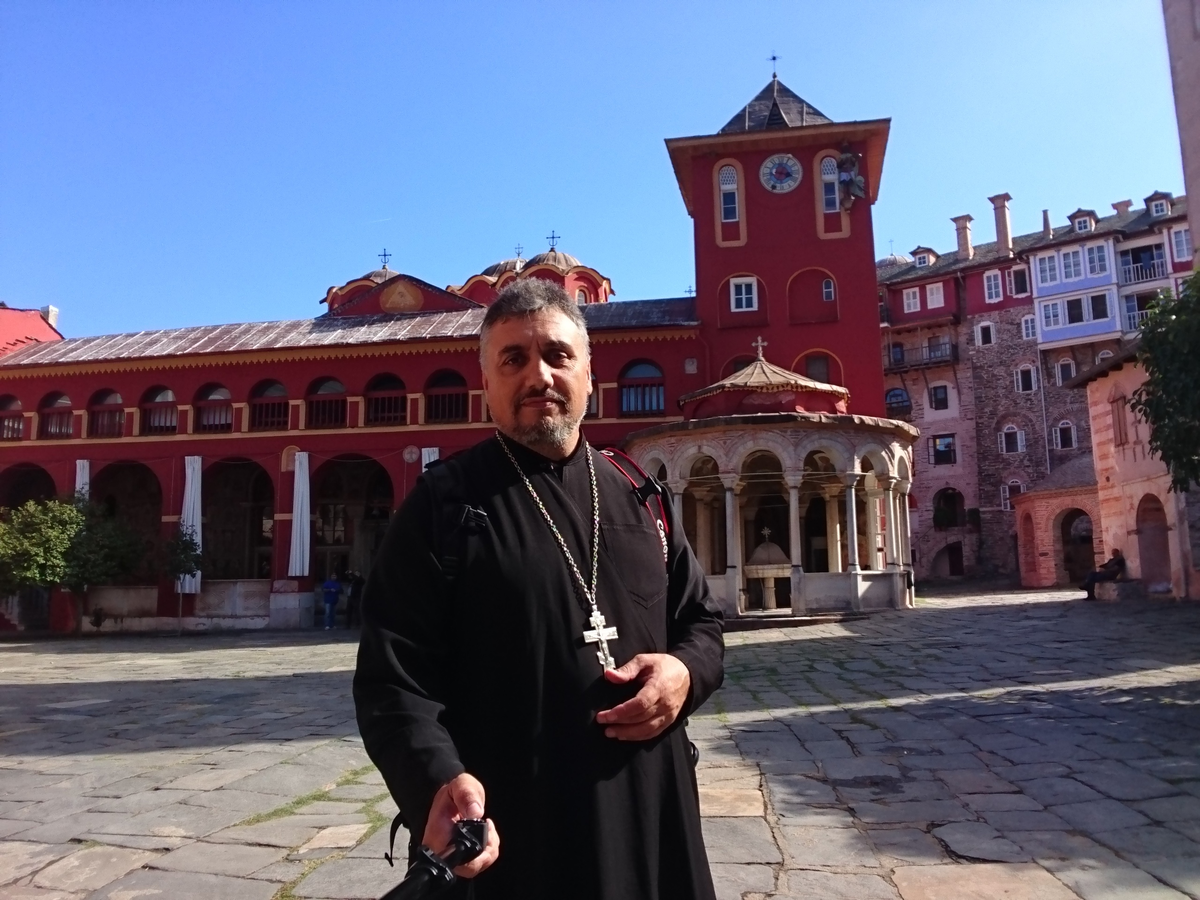 Ватопедский монастырь на Афоне.