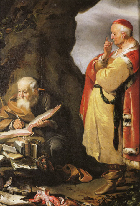 Якоб Адриансзон Баккер(1608 - 1651)-голландский художник "Гиппократ посещает Демокрита в Абдере"