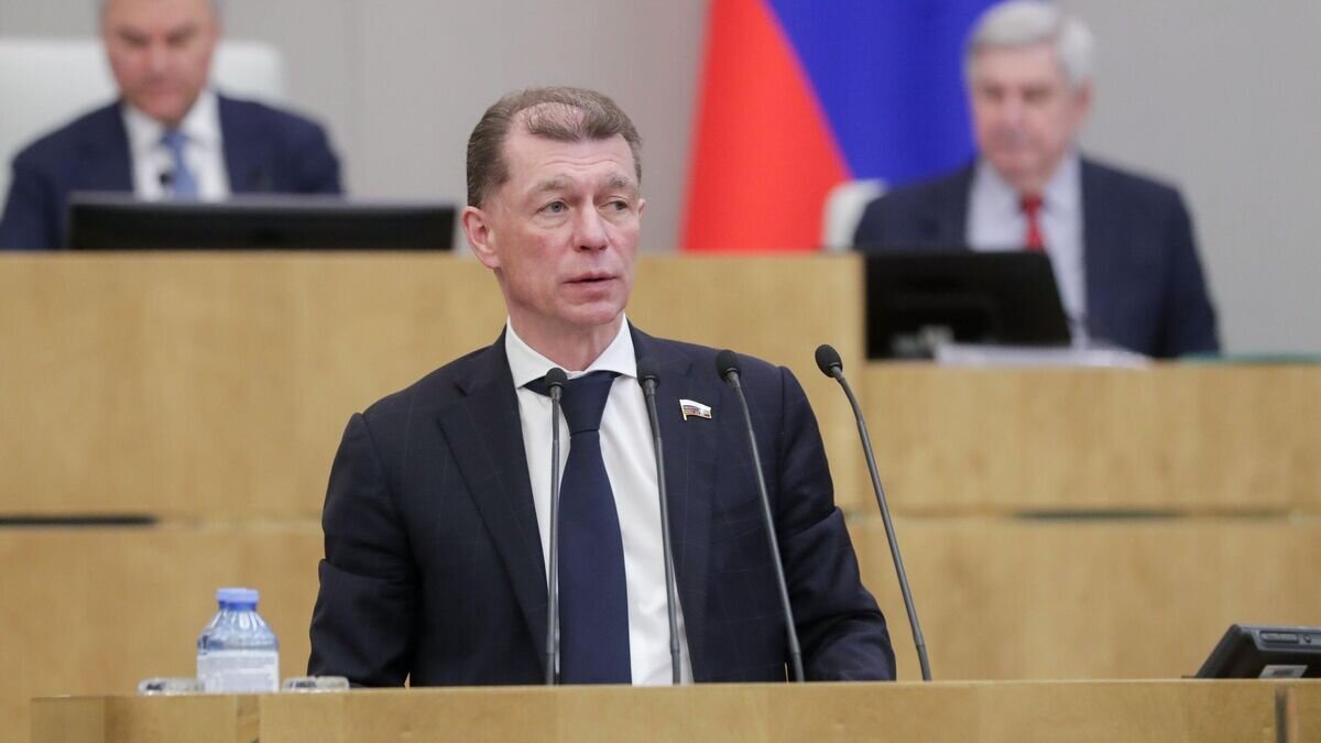    Председатель комитета по экономической политике Максим Топилин© РИА Новости / Пресс-служба Госдумы РФ