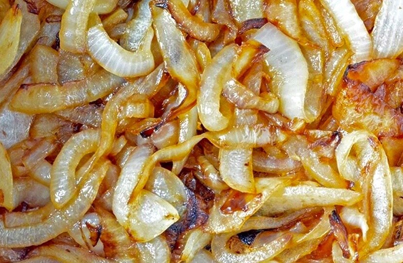 Жареный лук рецепт с фото пошагово