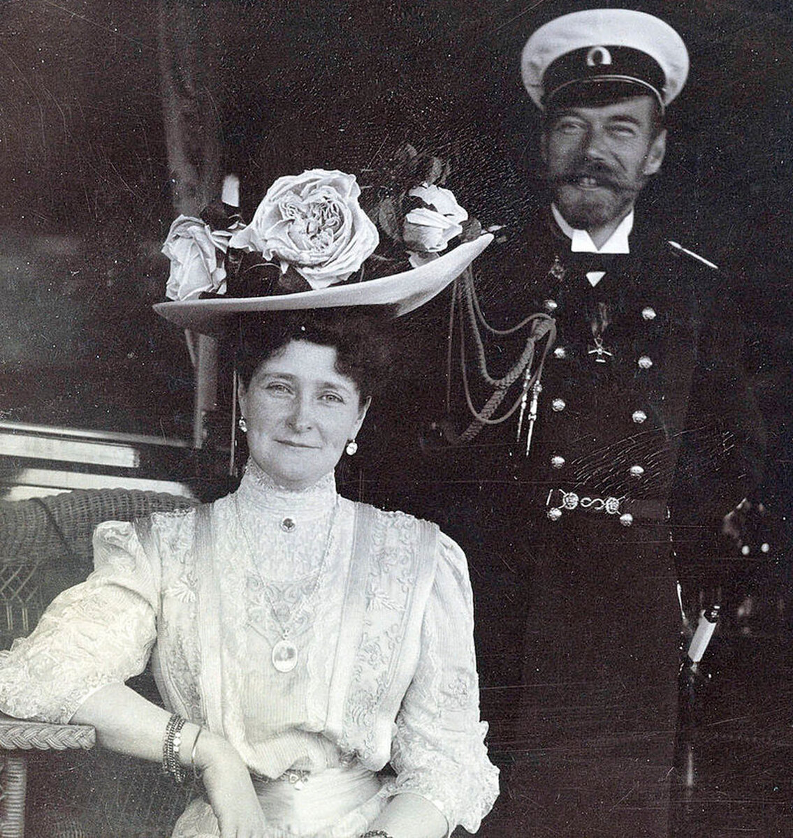 Александра Феодоровна и Николай 2 Романова