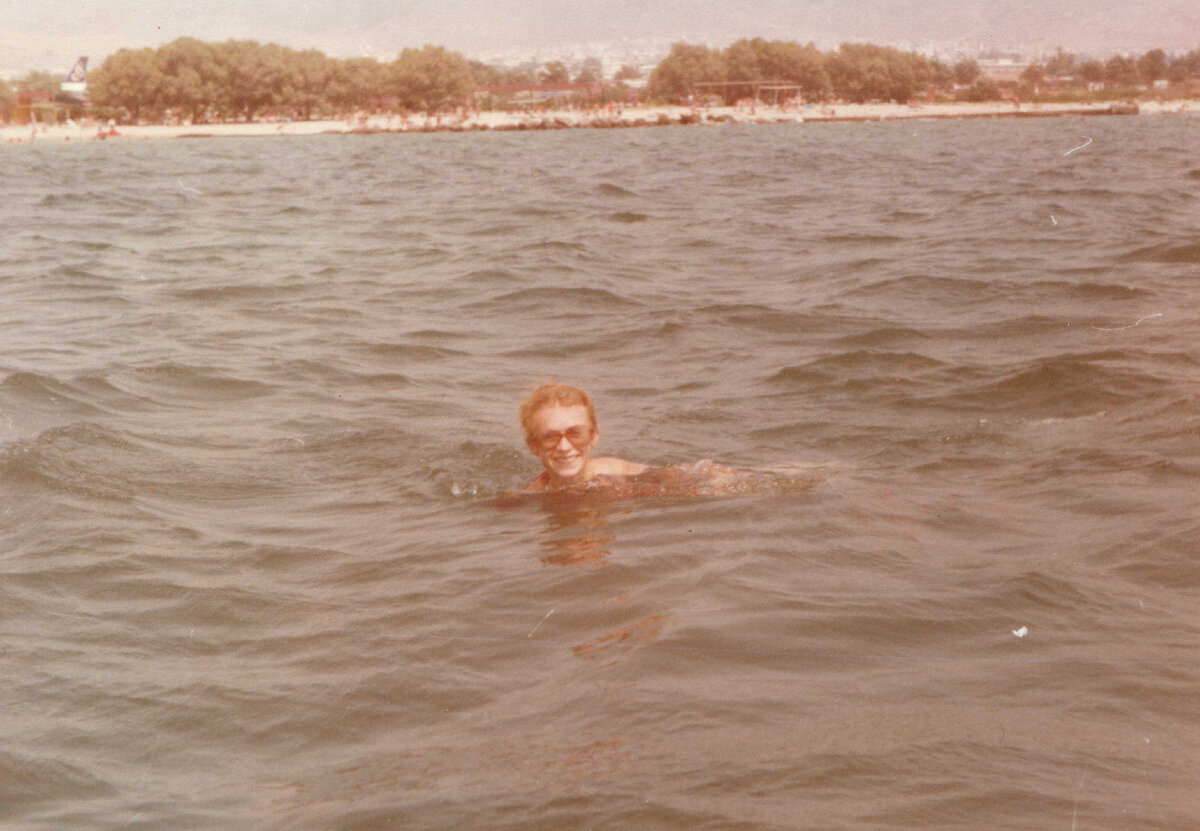 1981. Греция, Афины, городской пляж Алимос