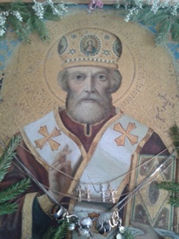 Икона Николая Чудотворца во Владимирце.