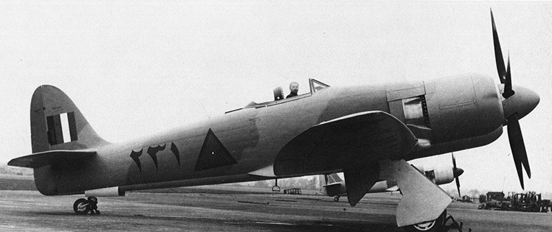 Hawker Fury N231 — первый иракский борт.