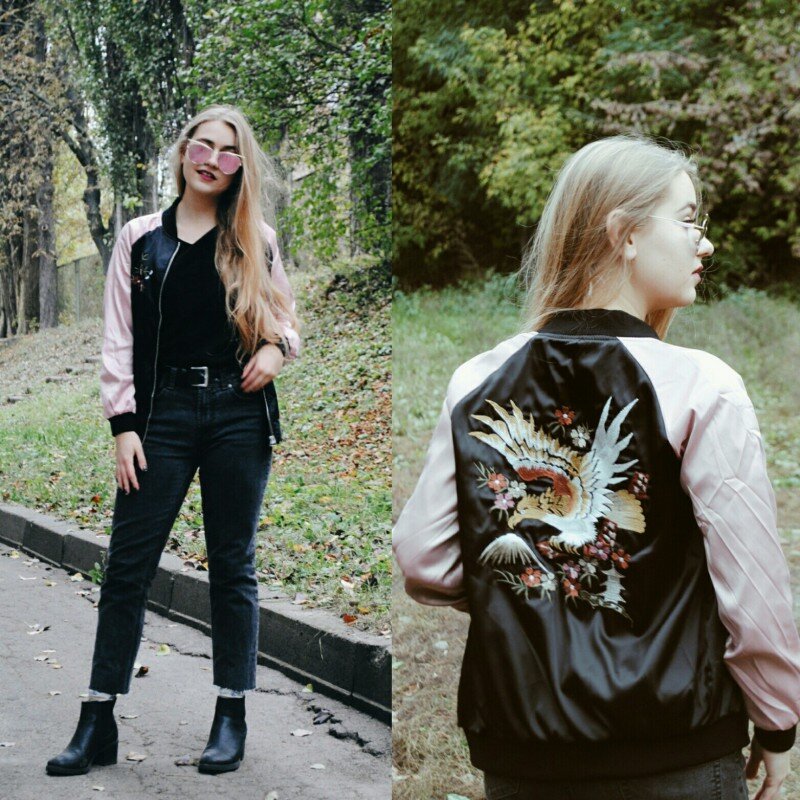  Bomber Jacket - Lovelywholesale Sunglasses - Lovelywholesale