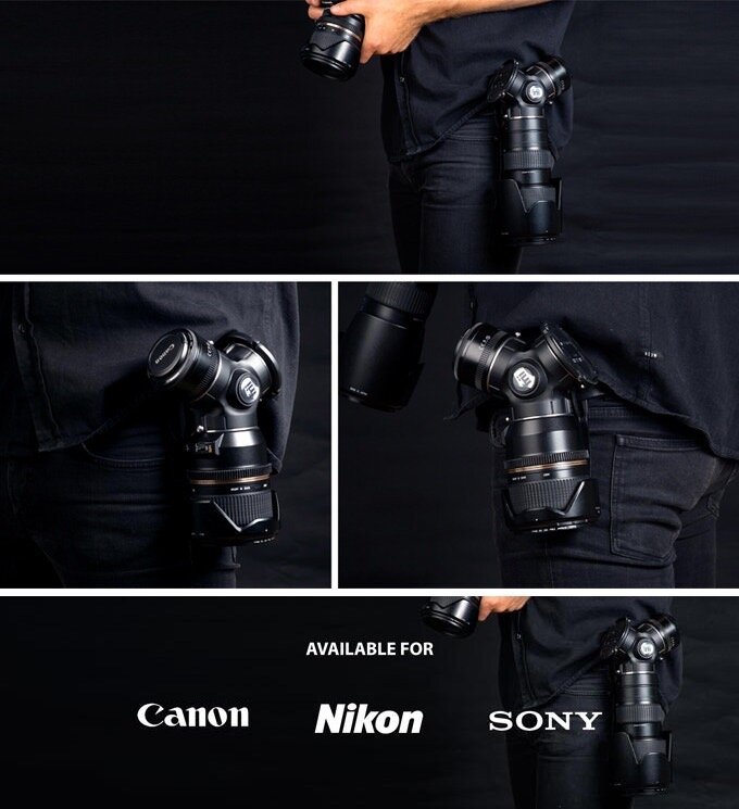 TriLens ™ доступен для Canon EF, Nikon F и Sony E / FE